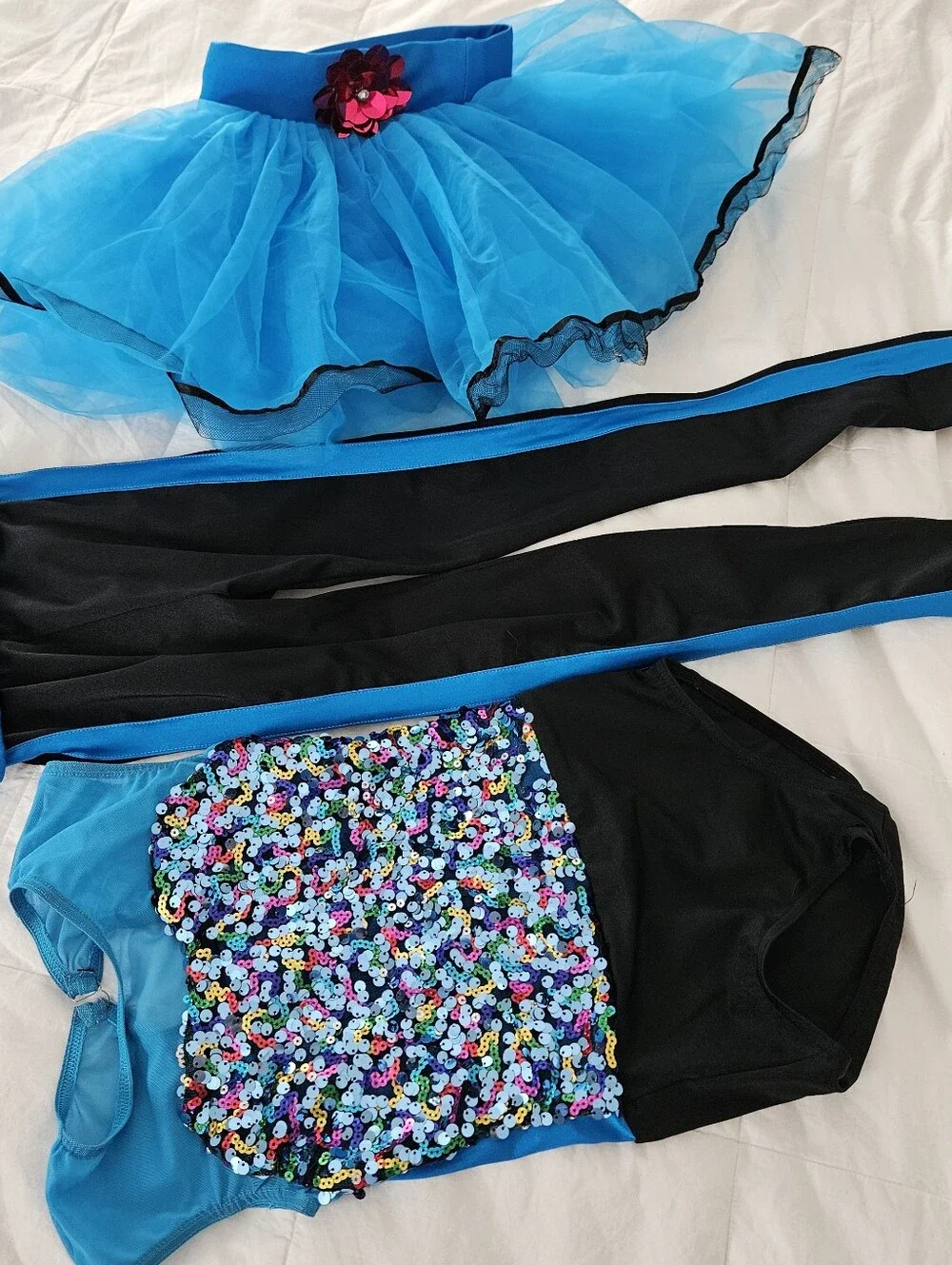 Weissman Cap Sleeve Legging and Tutu Dance Set, Style # 13734, Size IC